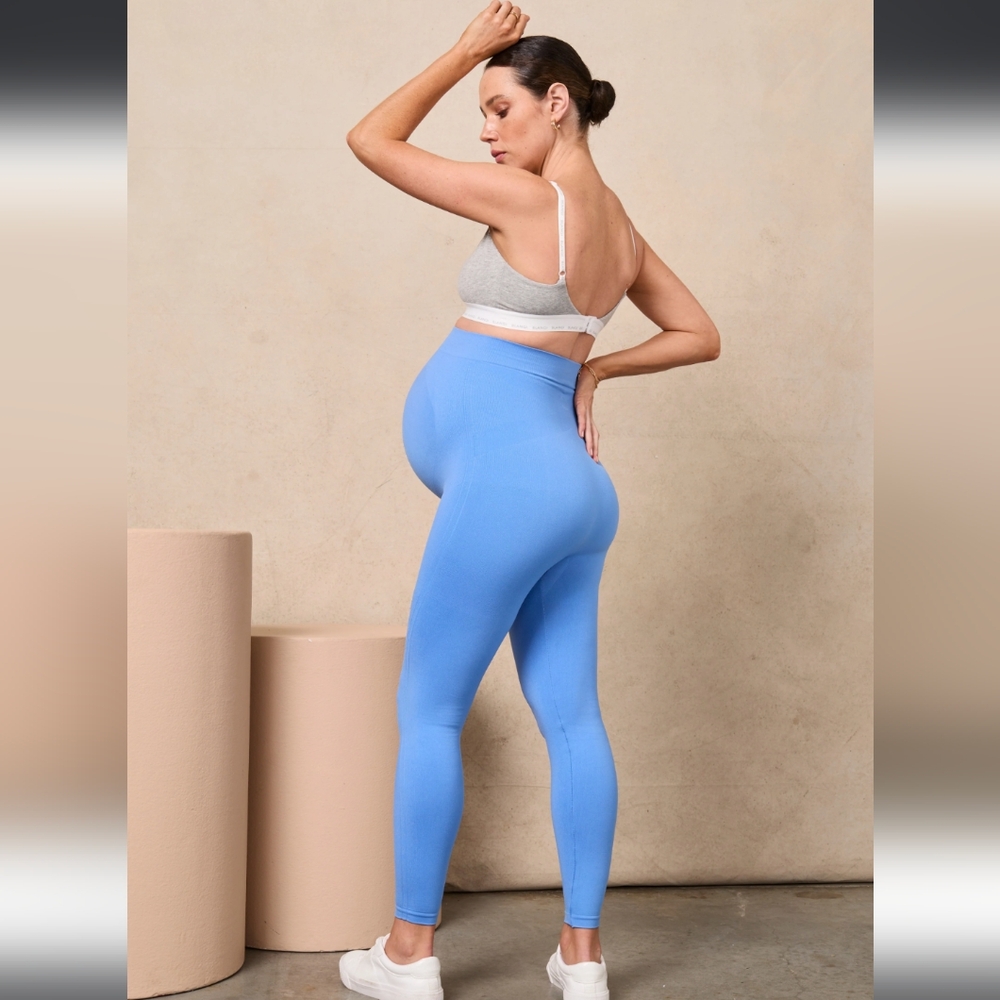 BLANQI Blue Maternity Leggings